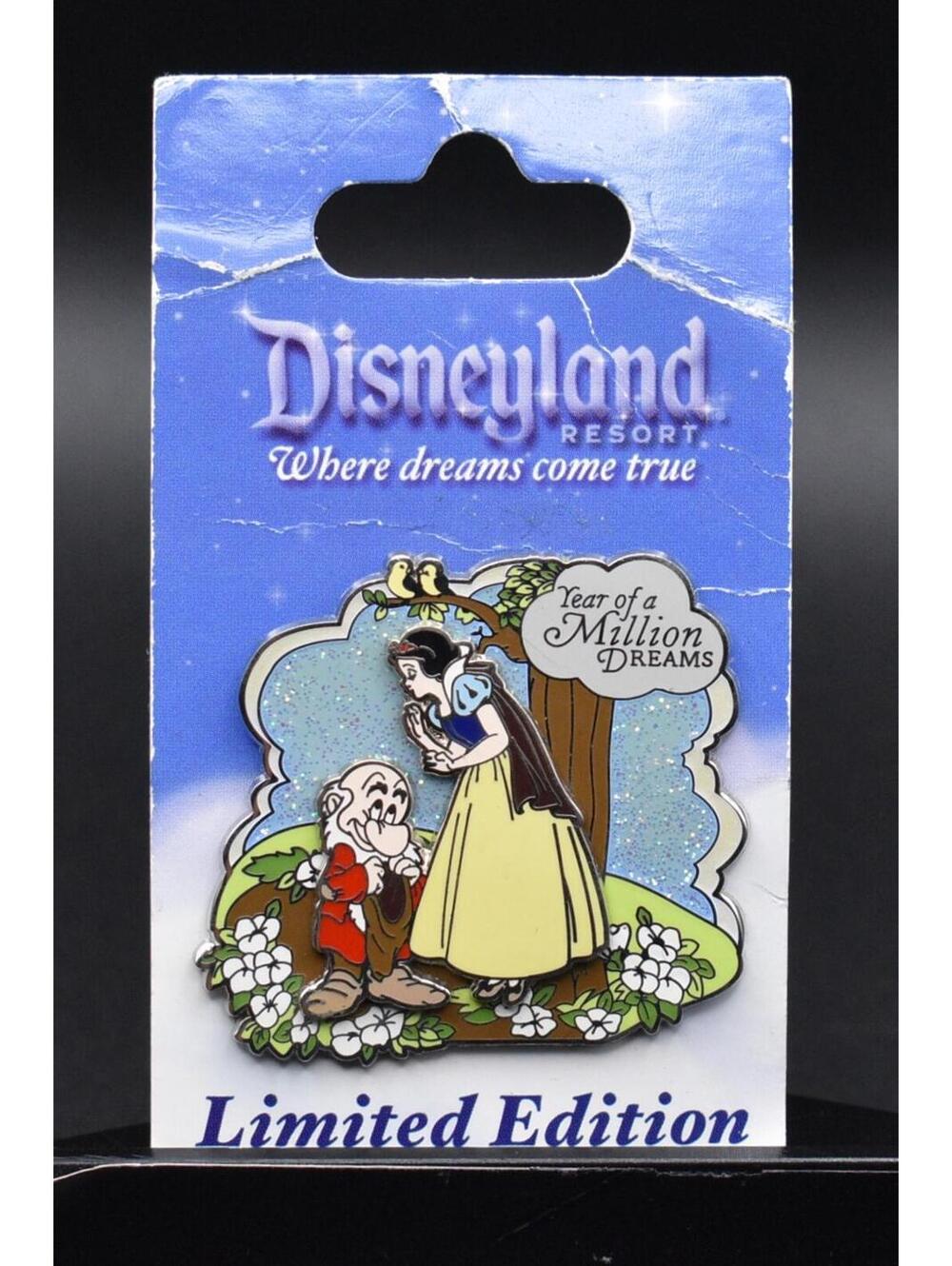 Disney Snow White & Dopey Year Of A Million Dreams LE 1000 Pin (C6)